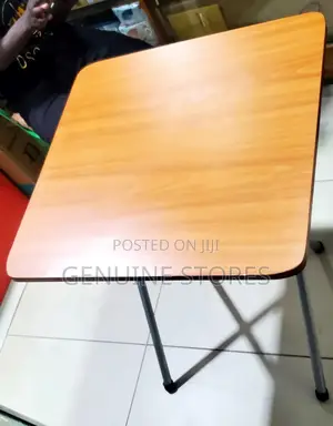 Wooden Folding Tabe With Metallic Stands