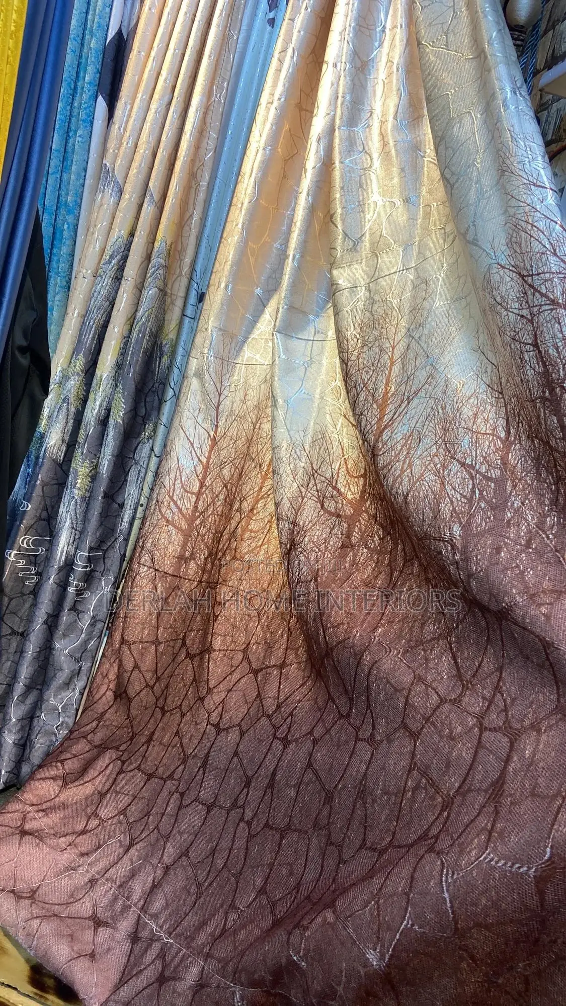 Brown Curtain Per Meter