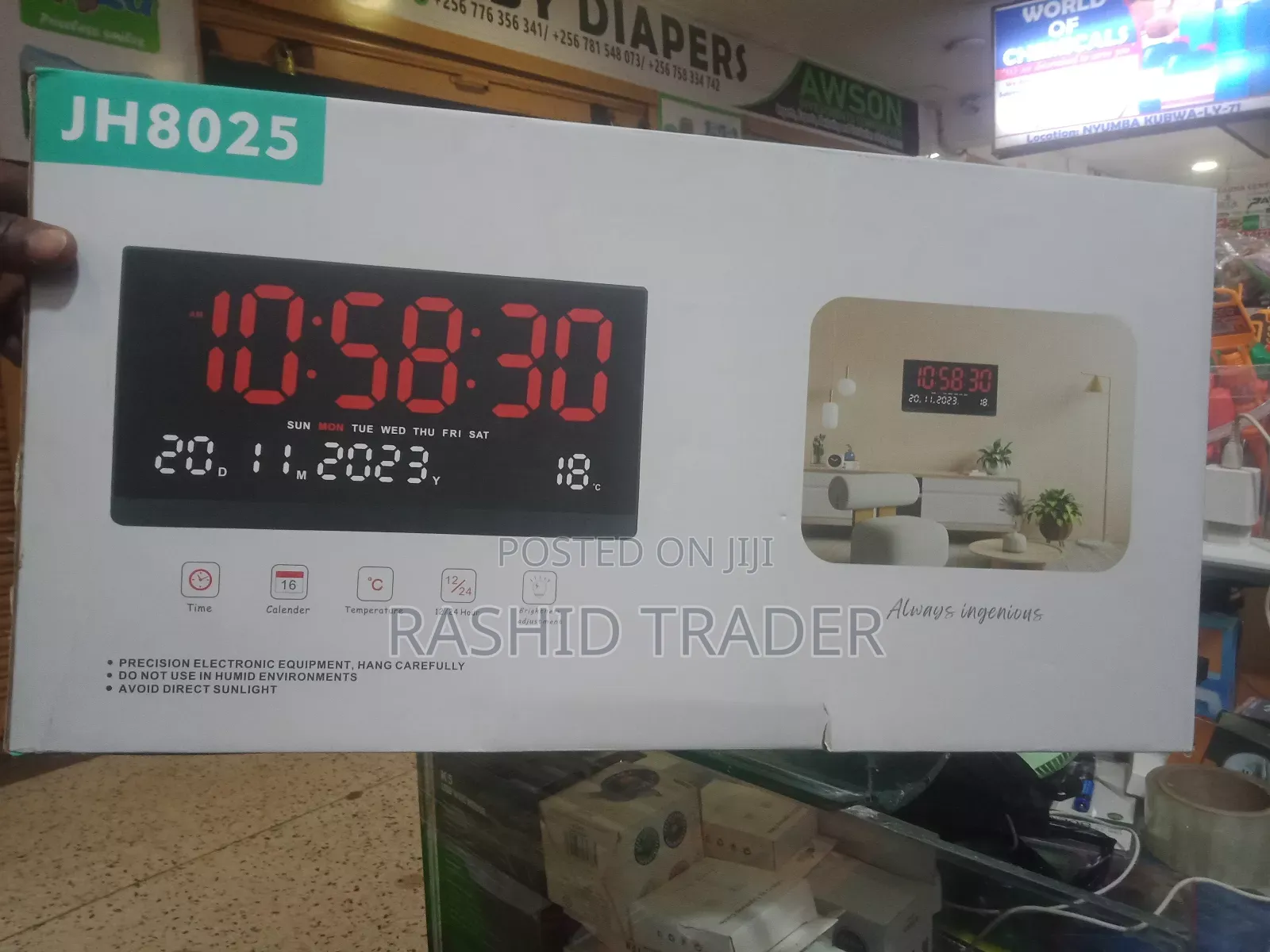 Led Digital Clock With Calendar