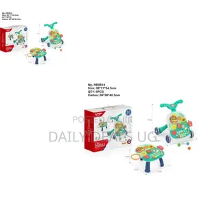 Adjustable Baby 2 in 1 Musical Walker