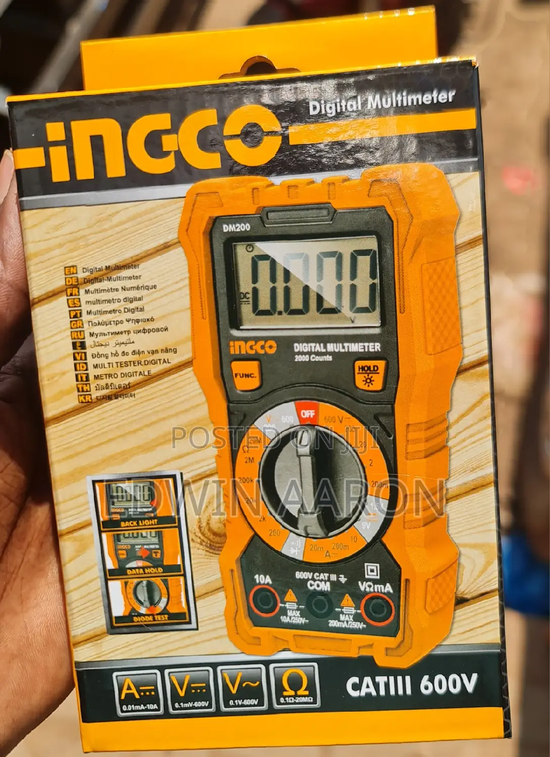INGCO Digital Multimeter 600V