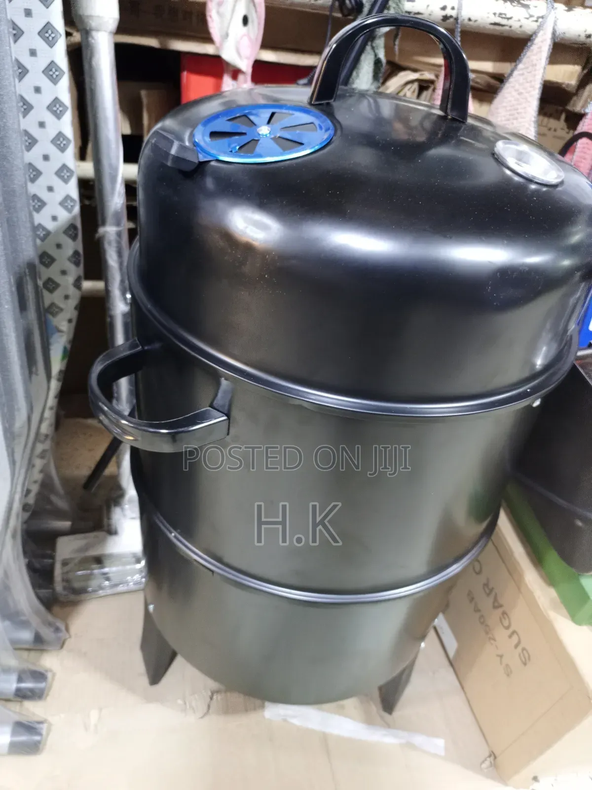 3-in-1 Charcoal BBQ Grill and Smoker.