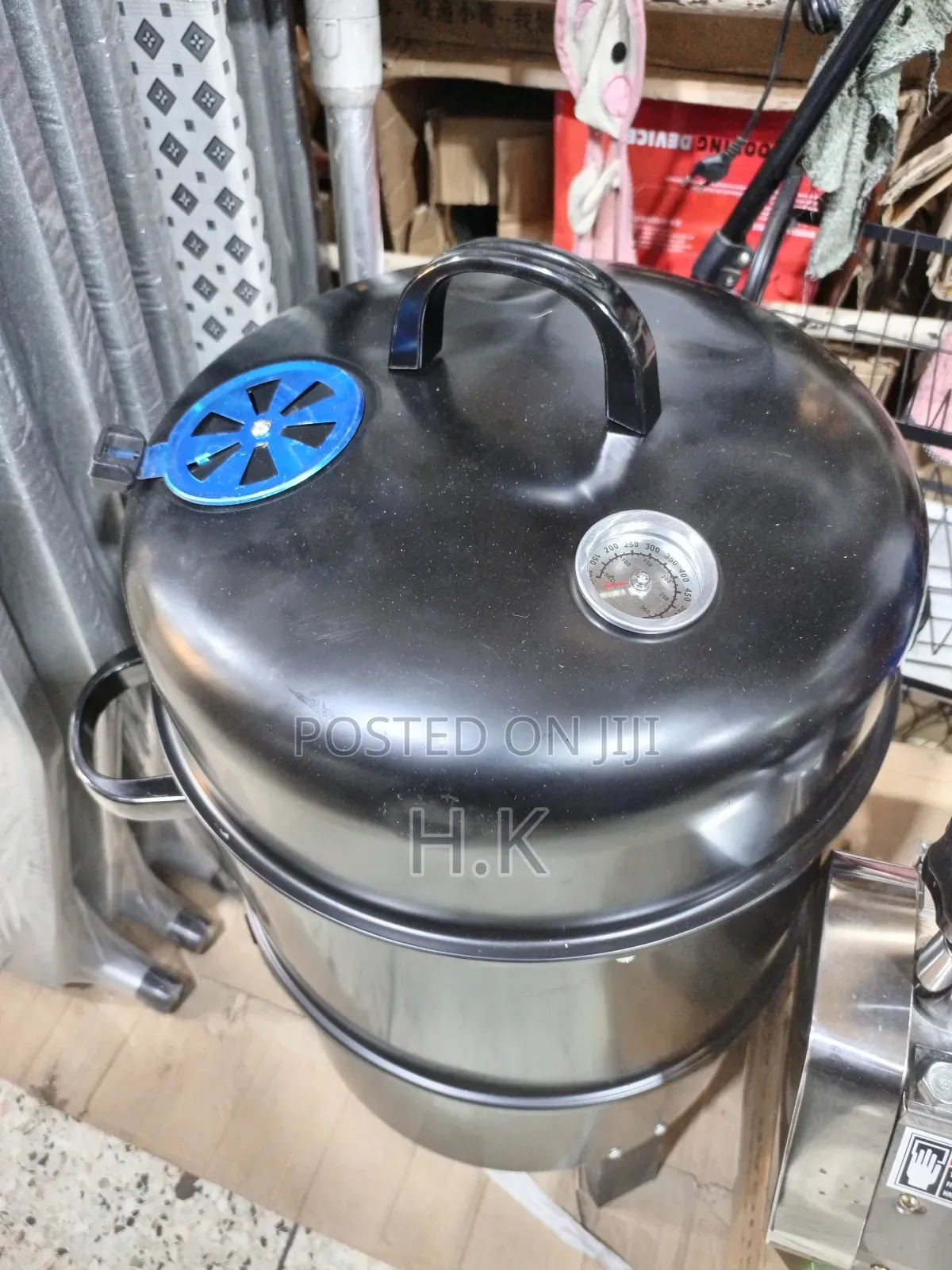 3-in-1 Charcoal BBQ Grill and Smoker.