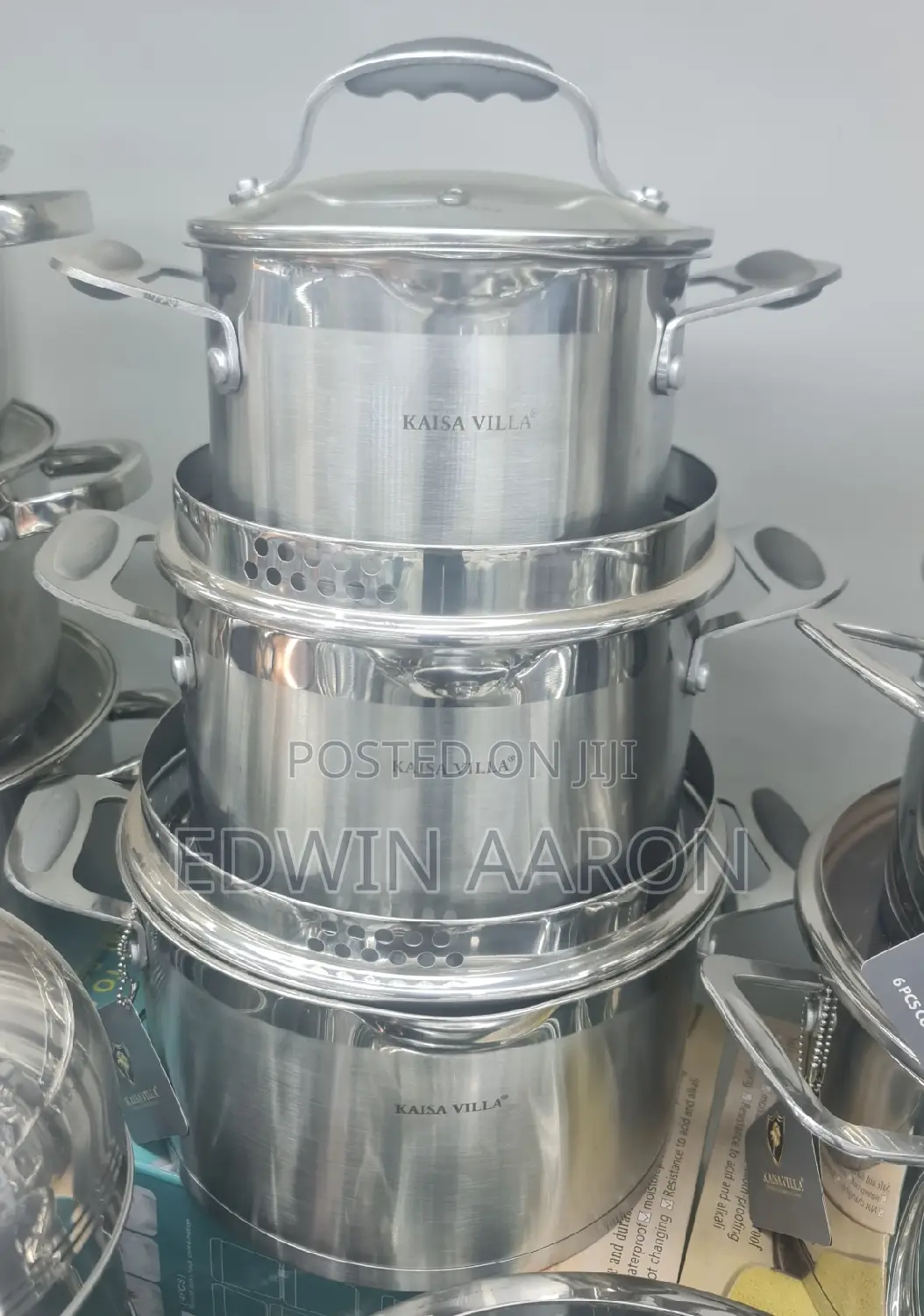 Kaisa Villa Stainless Steel Saucepan Set 3pcs