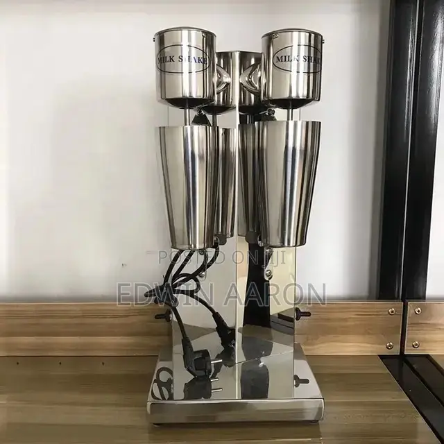 Electric Double Head Milkshake Maker Machine