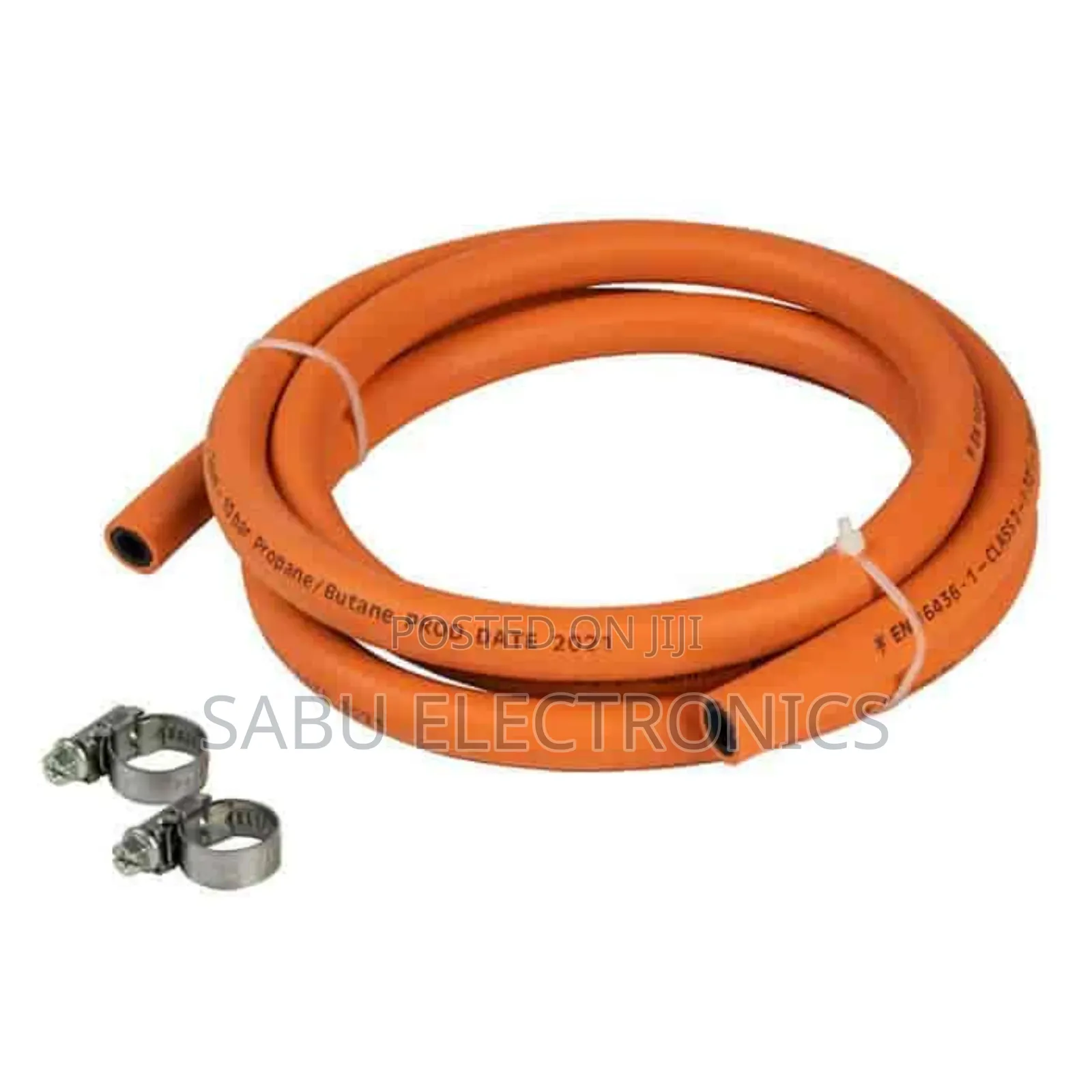 Gas Hose Pipe With 2 Safety Clips