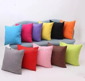 Fancy Sofa Cushions in All Plain Colors