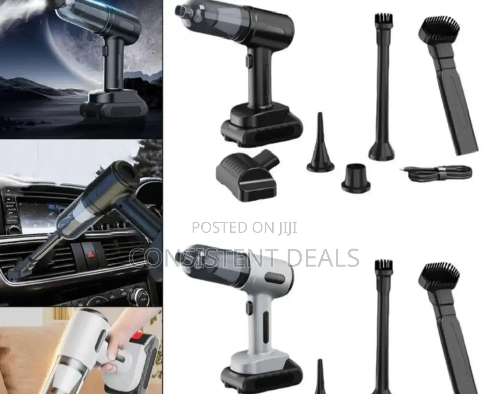 Portable Handheld Vacuum Cleaner With Rechargeable Battery