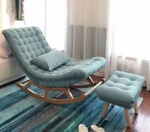 Simple Rocking Chair in Green Color