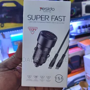 Super Fast Car Phone Charger/60w Type-C Car Phone Charger
