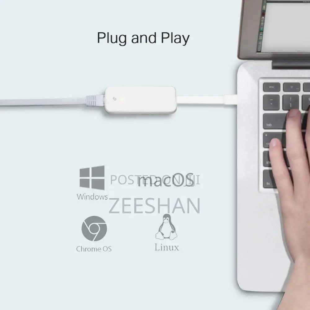 Tp-Link Ue300c Usb C to Ethernet Adapter, Usb 3.0 Type-C To