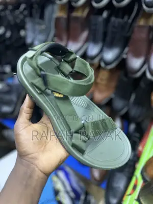 Original Green Teva Scholars Sandals