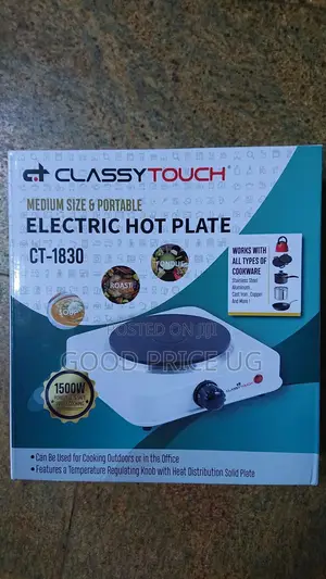 Classy Touch Single Electric Hotplate