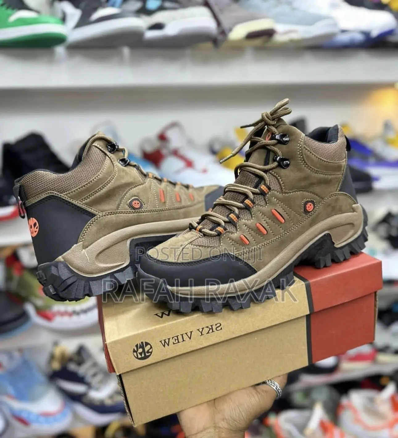 New Brown Sky View Casual Boots