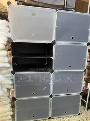 Portable Plastic Shoe Wardrobe
