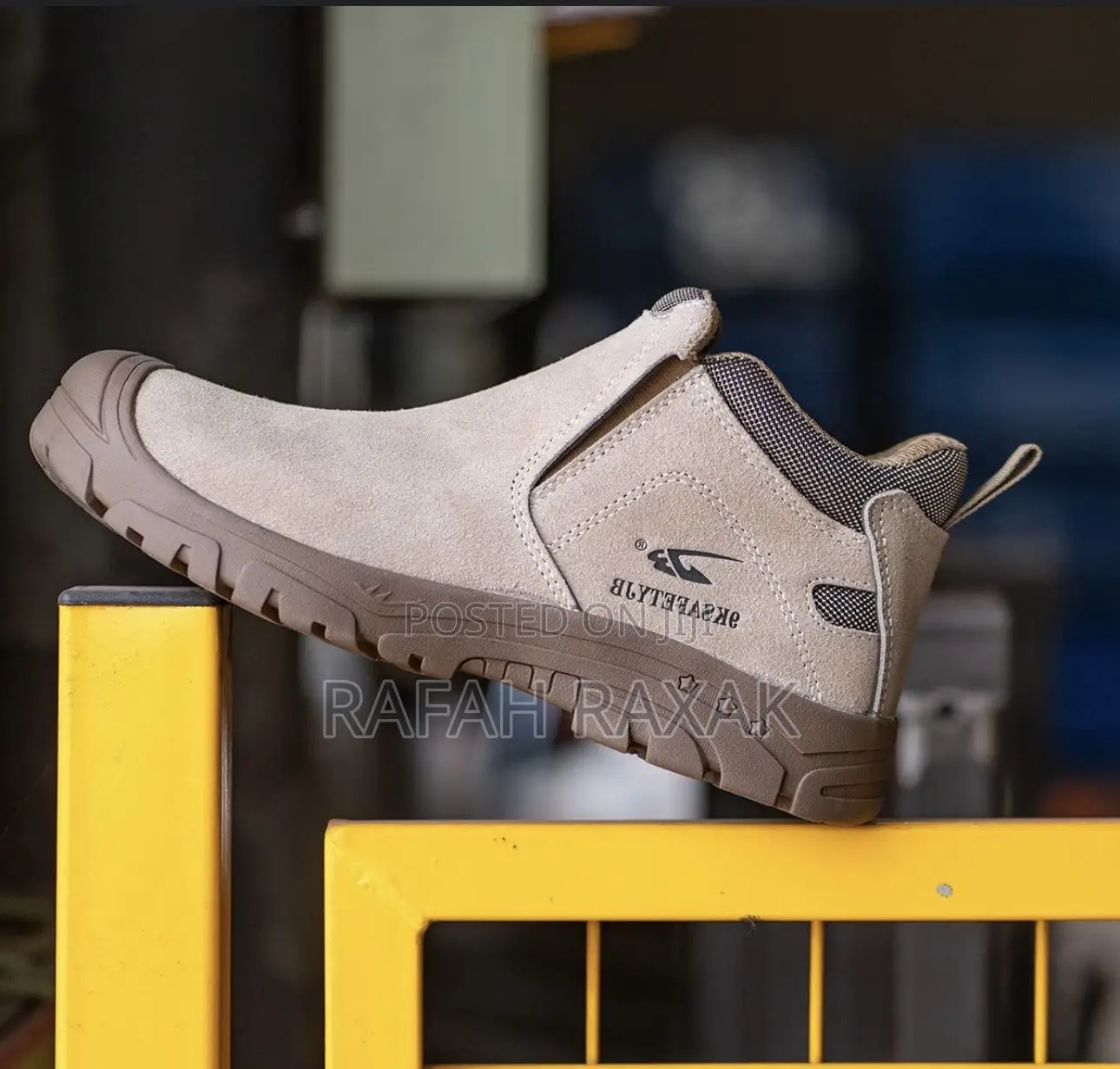 Original 9ksafetyjb Suede Ankle Safety Boots