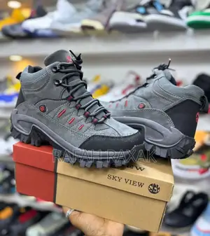 New Classic Men’S Grey Sky View Outdoor Casual Hike Boots