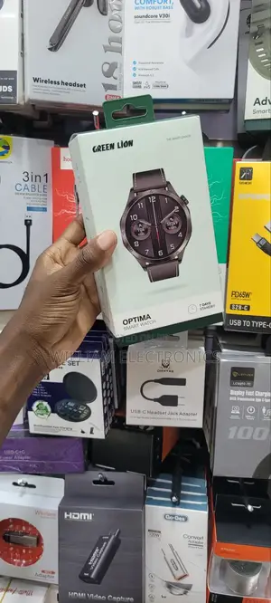 1.43-Inch Optima Smartwatch/Green Lion Heart Rate Smartwatch