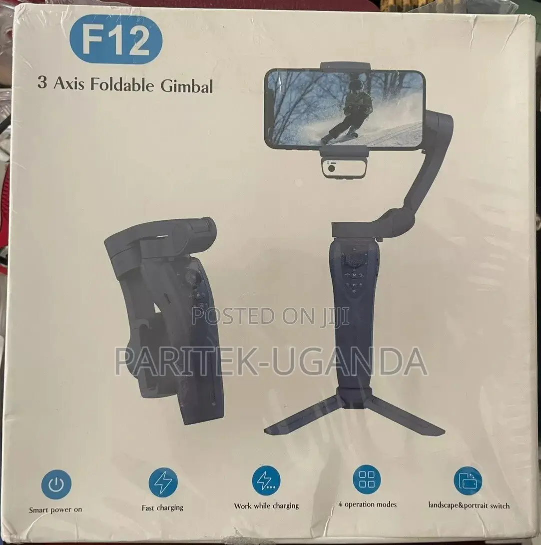 F12 3-Axis Handheld Foldable Gimbal Stabilizer for Smartphon