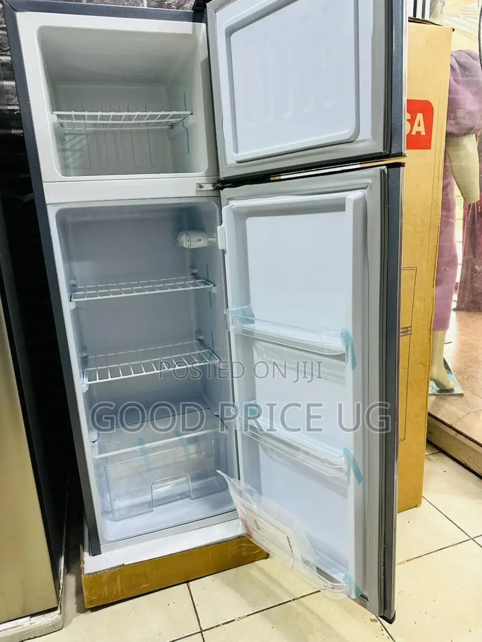 Florsa 168L Double Door Fridge