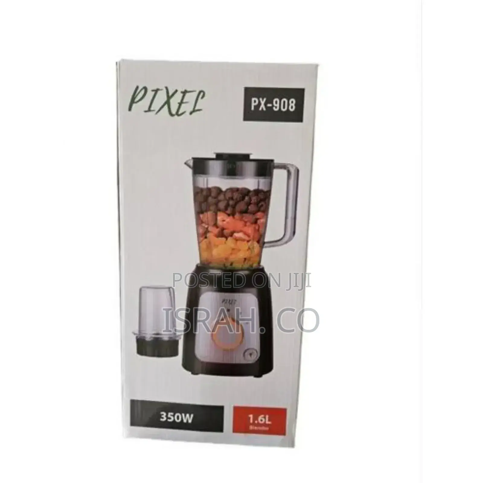 Pixel 1.6 Litres 2 In 1 Electric Juice Blender - Black