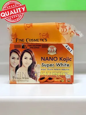 New Nano Soap, 7days Kojic Whitening Gluta Papaya Goat Milk