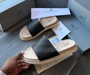 Classic Leather Brunello Cucinelli Sandals in Stock