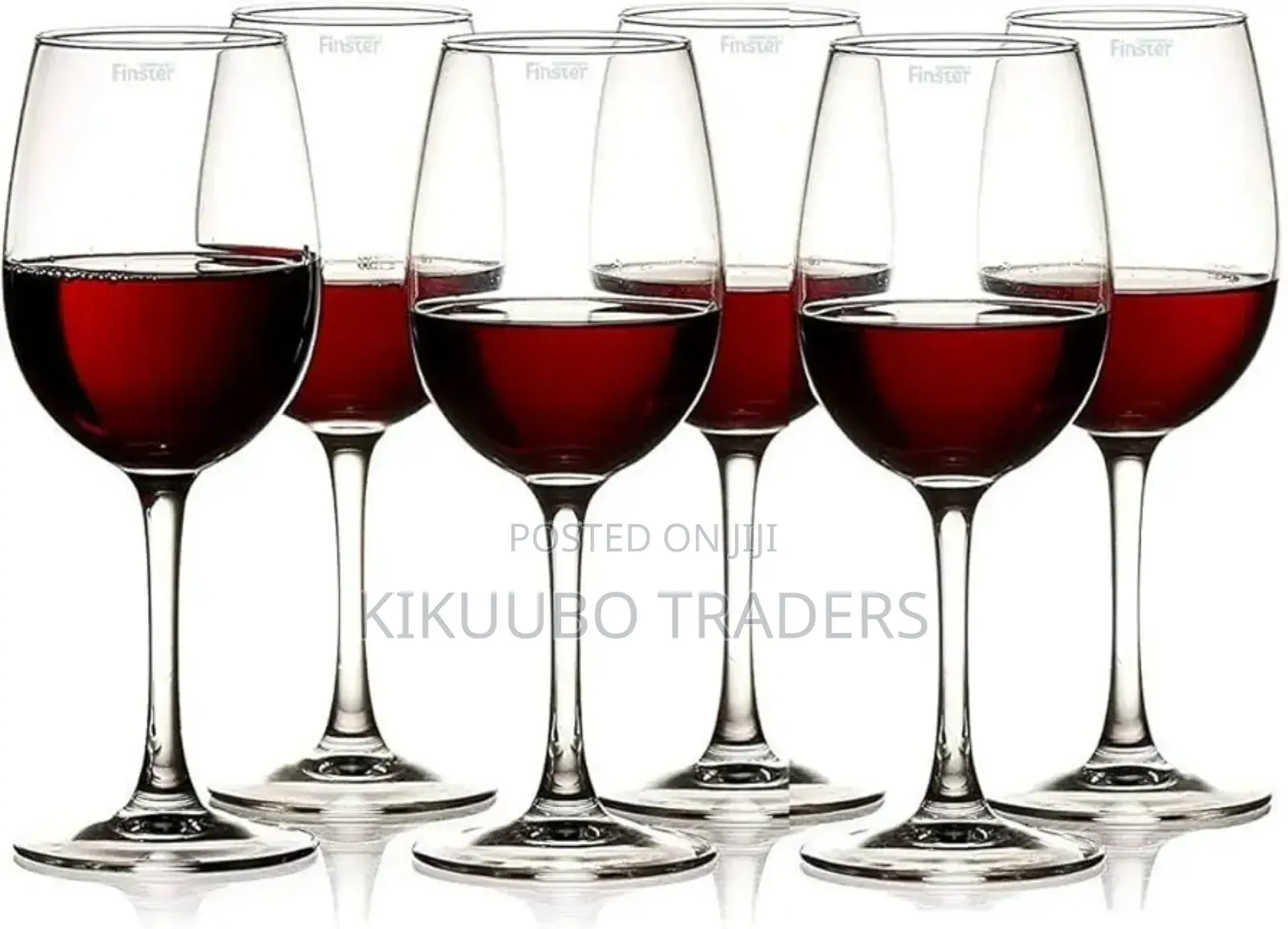 6 Pieces 300ml Wine Glasses