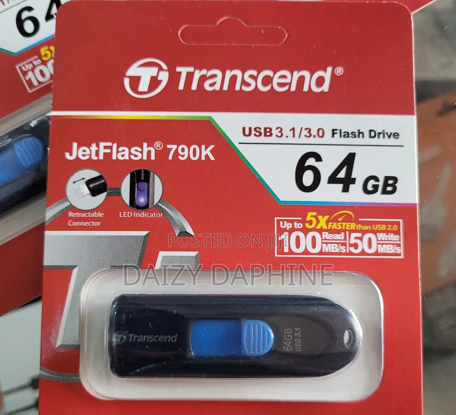 64GB Transcend Flash Disk/ 3.1 Transcend Flash Disk 64GB