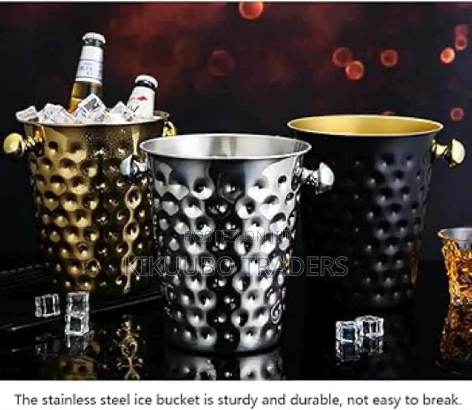 5L Stainless Steel Champagne Wine Ice Bucket