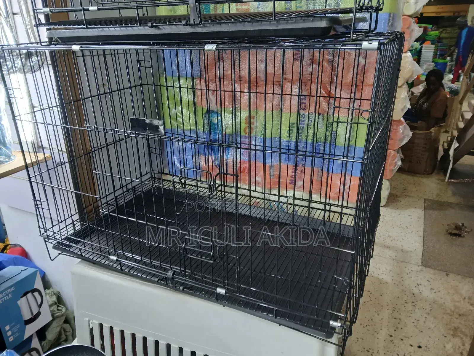 Biggest Size Metallic Dog and Pet Transportation Cage Box