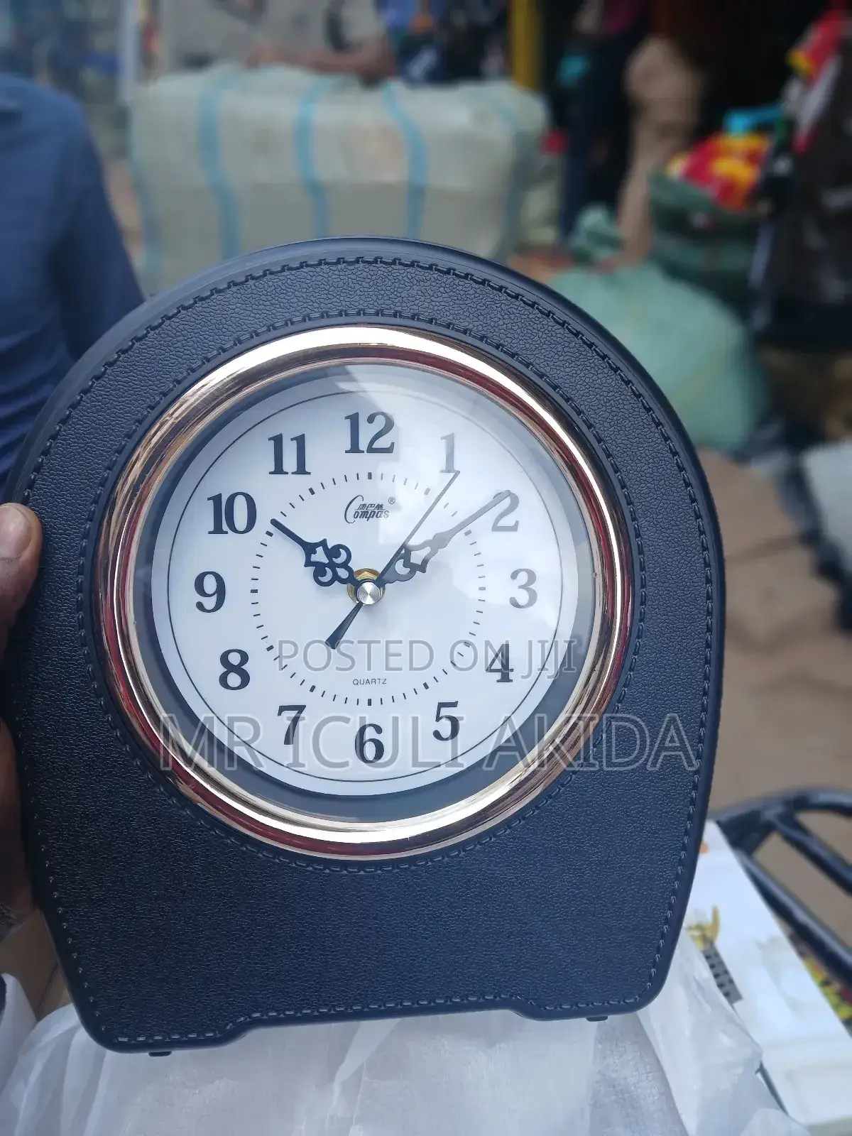 PU Leather Table,Desktop,Floor Standing Grandfather Clock