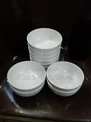 White Melamine Bowls 12pcs