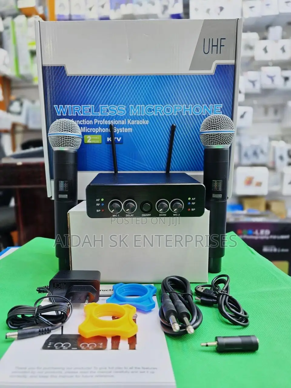 UHF 2 Channel Wireless Microphone