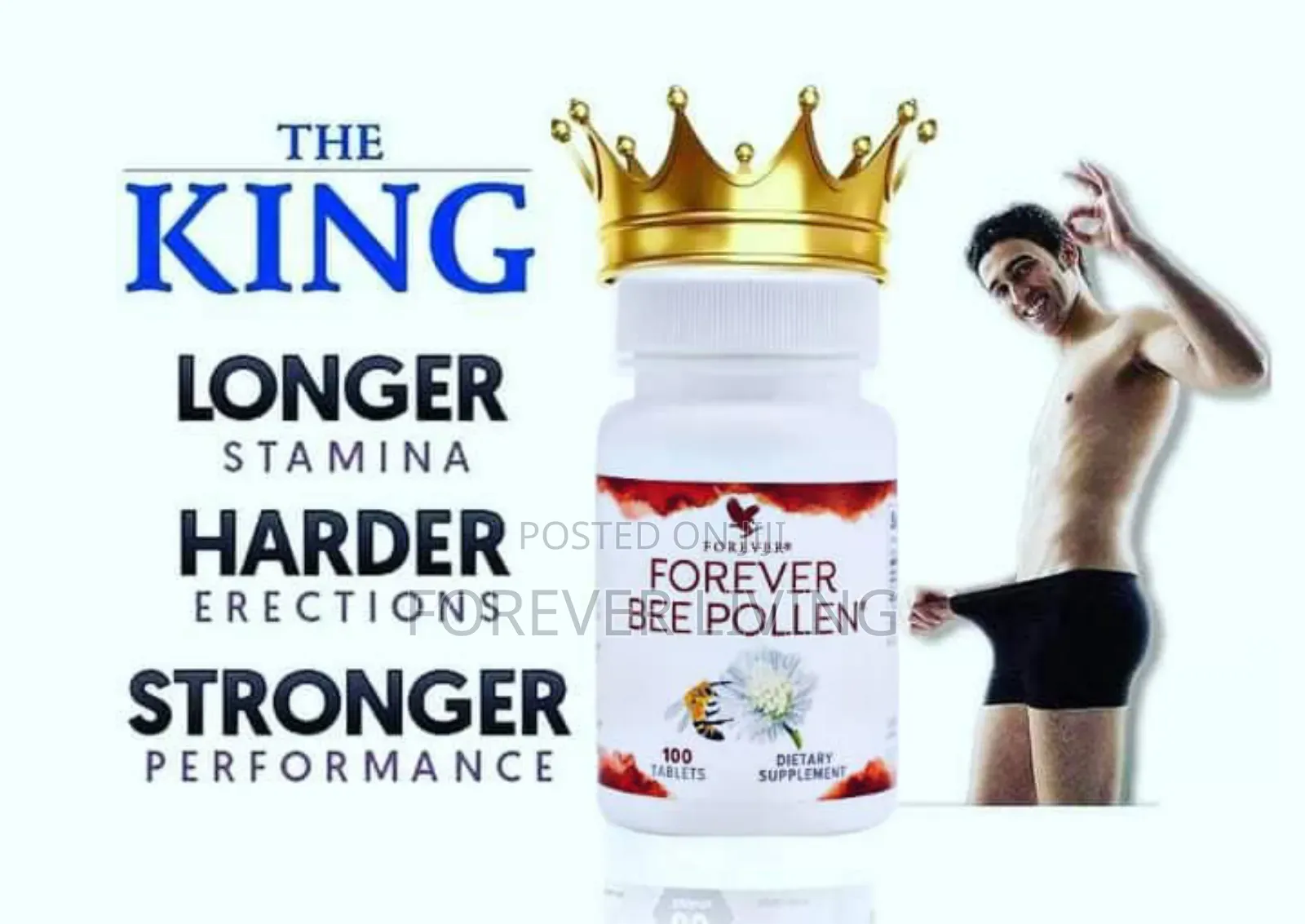 FOREVER BEE POLLEN - Men's Sex Drive Booster