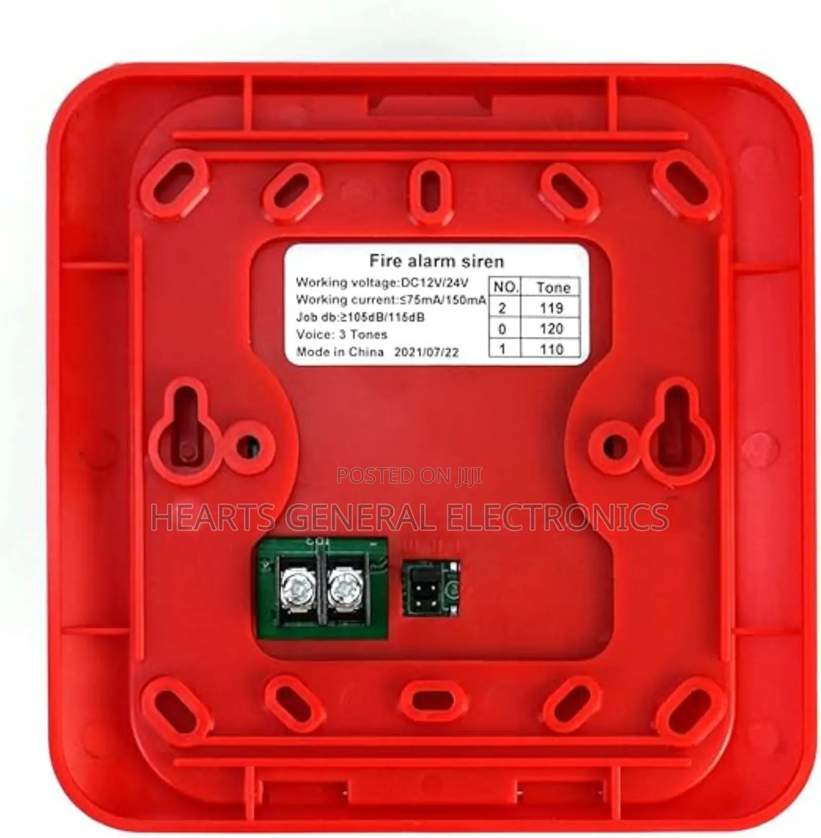 Fire Alarm Siren And Strobe 12v And 24v