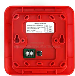 Fire Alarm Siren And Strobe 12v And 24v