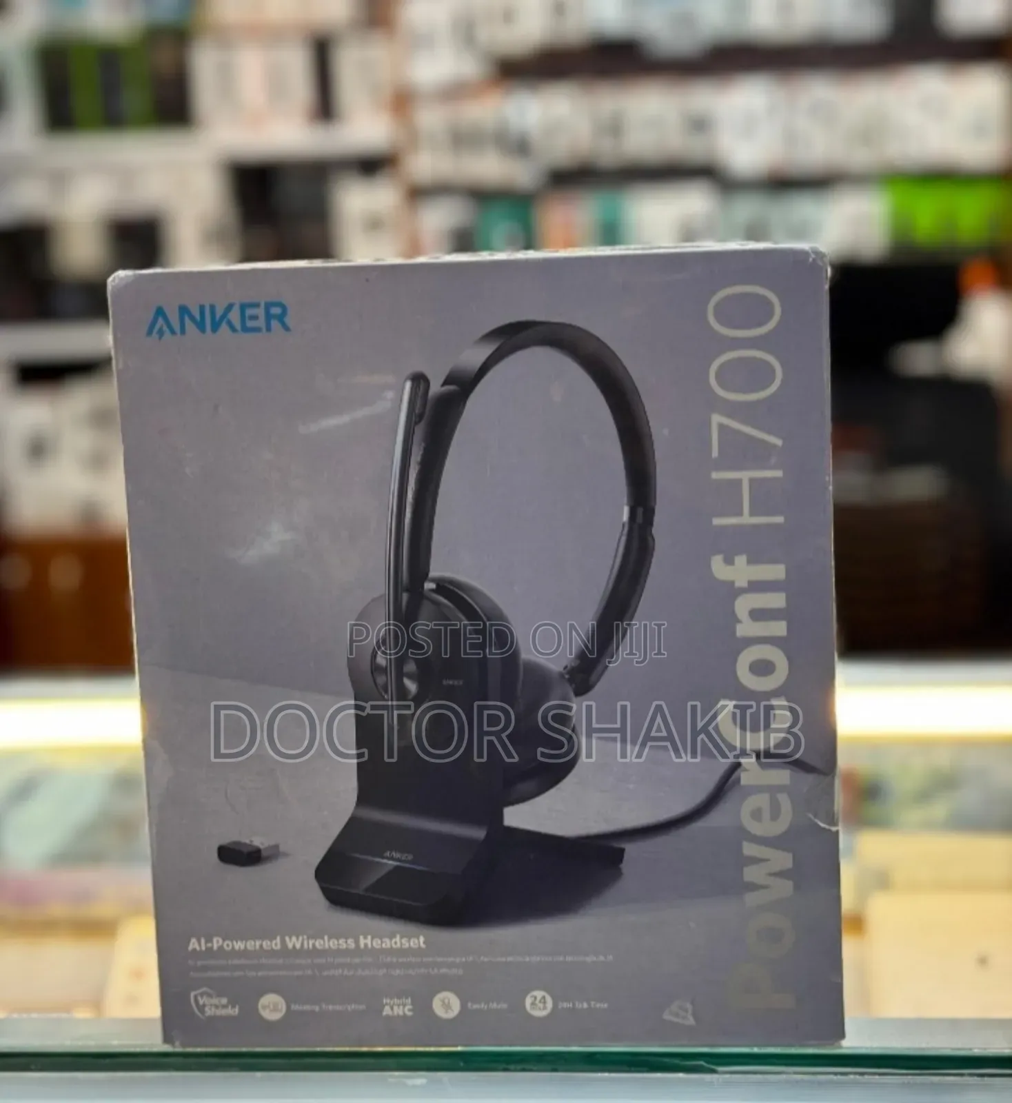 Durable Unique Anker Powerconf H700 Wcharging Stand Headset