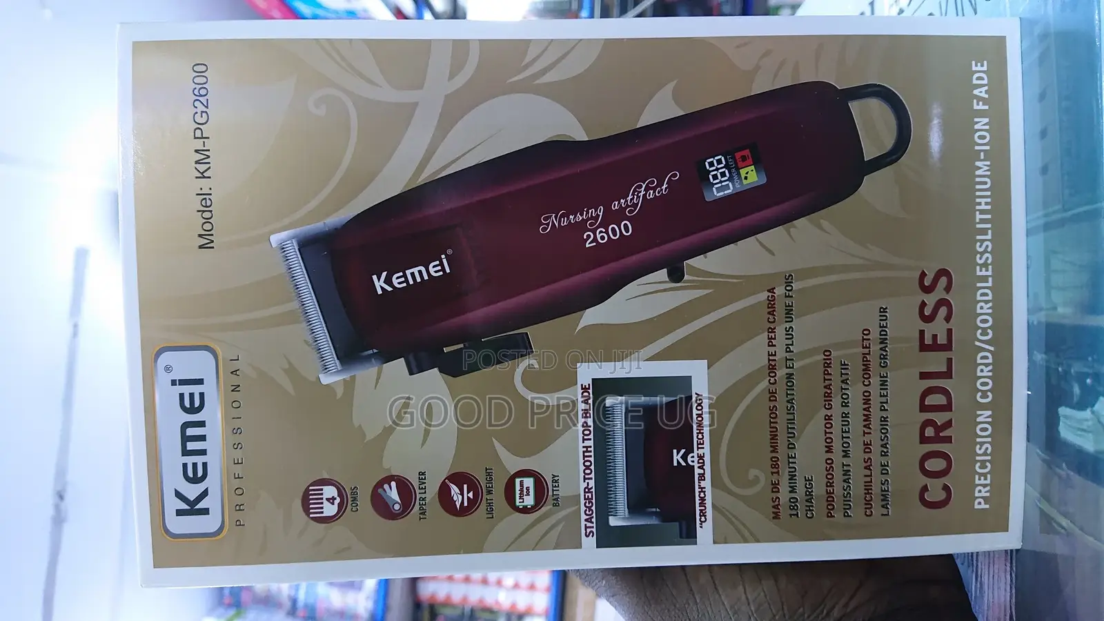 Kemei Cordless Rechargeable