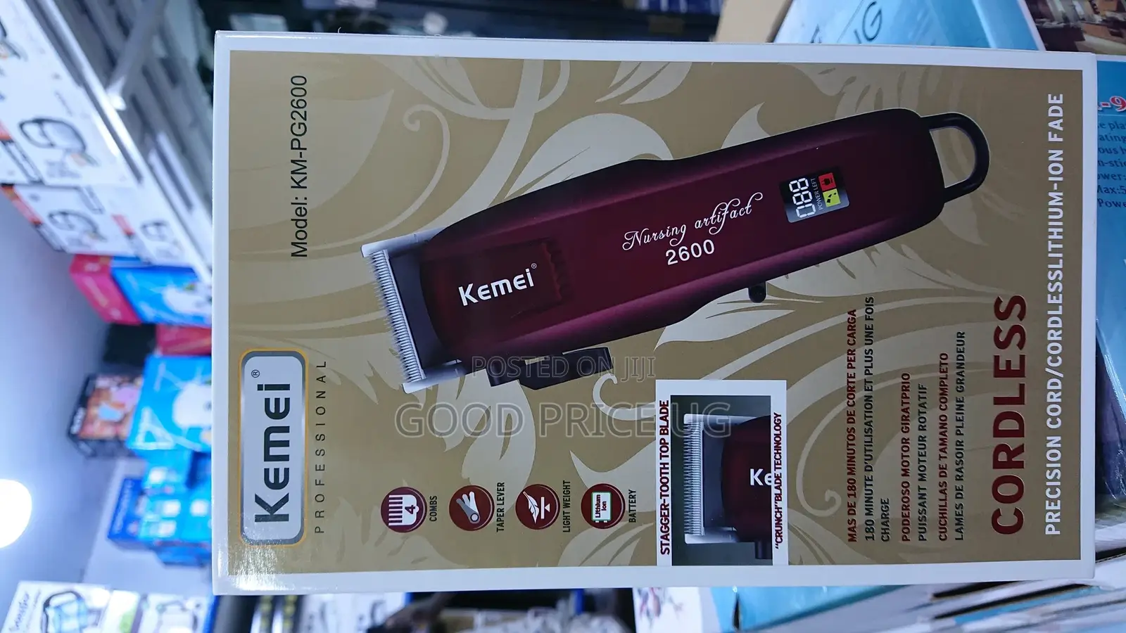 Kemei Cordless Rechargeable