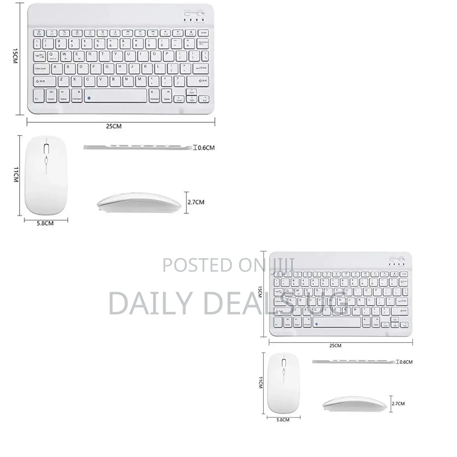 White Wireless Keyboard