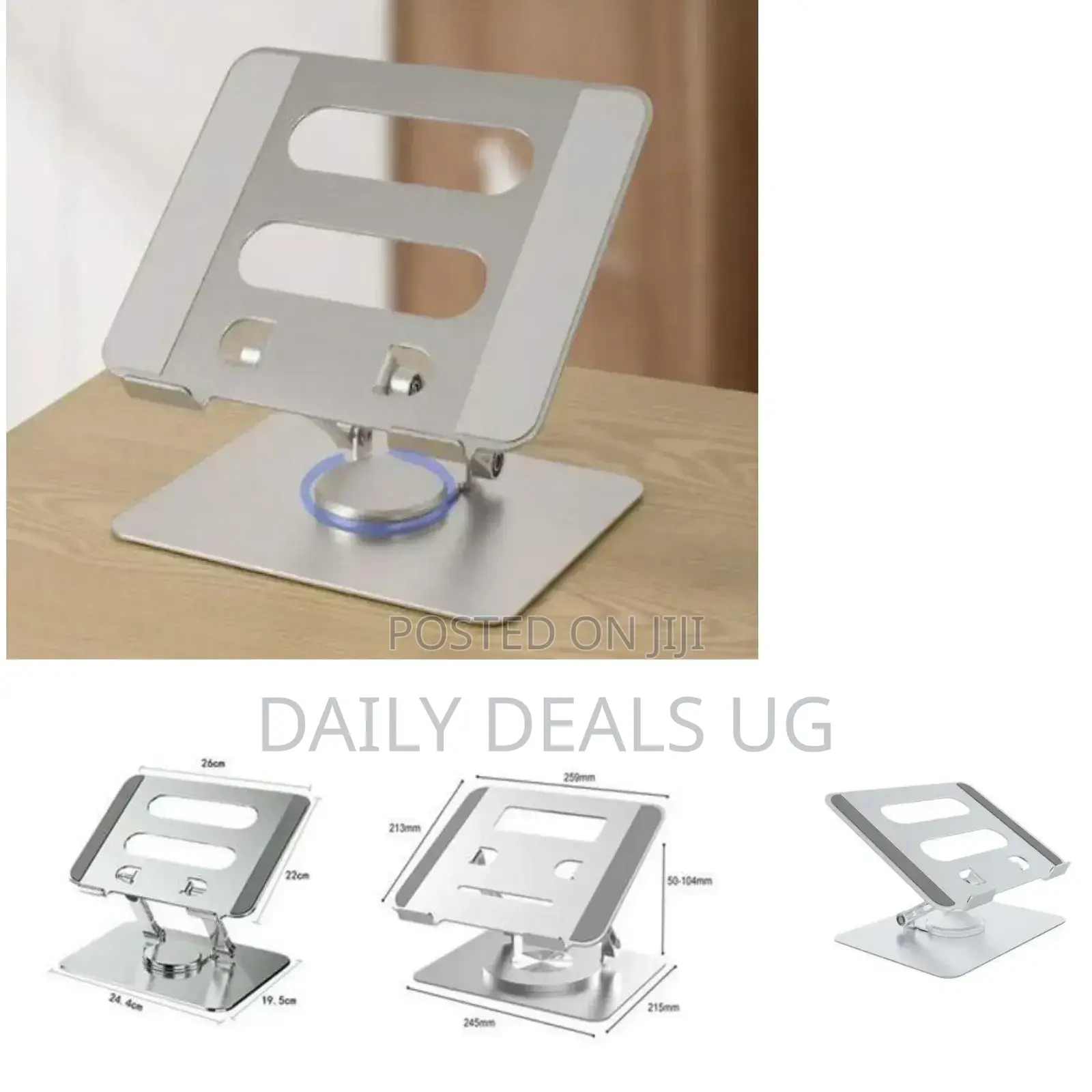 Portable Aluminum Tablet Holder