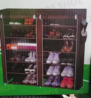 Metallic Shoe Rack