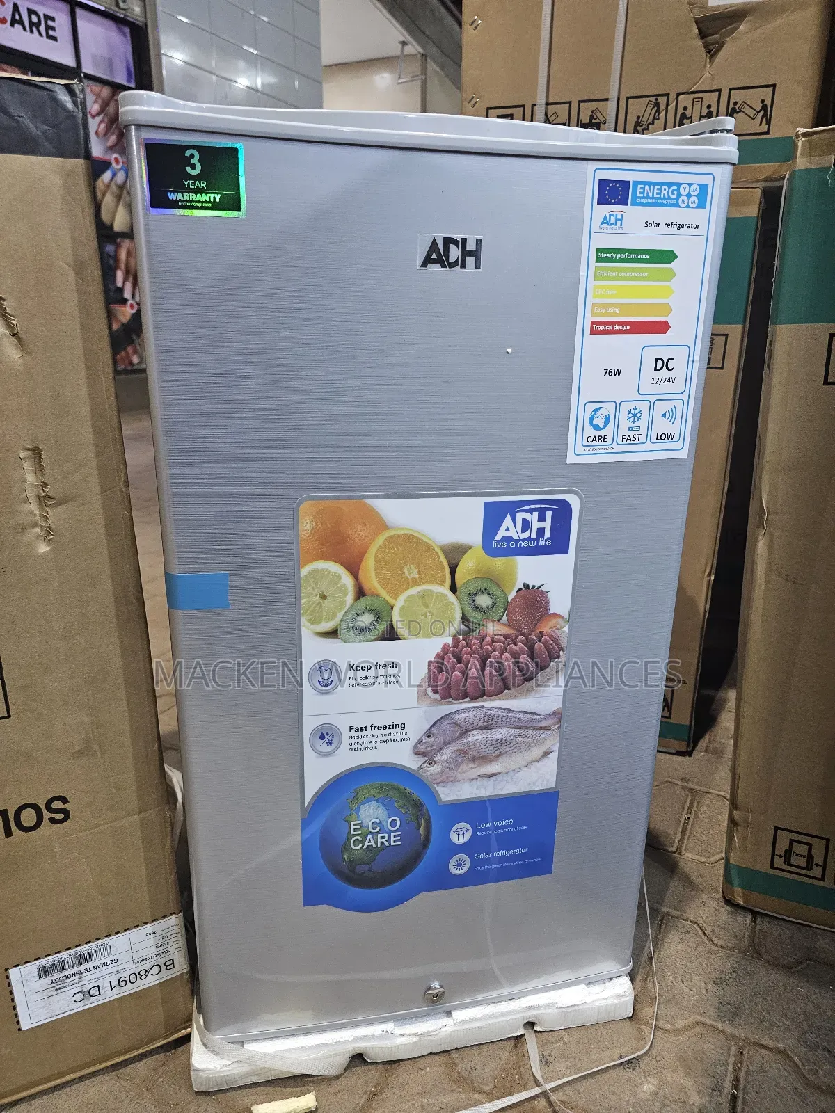 Adh Solar Fridge 120 Liters Original