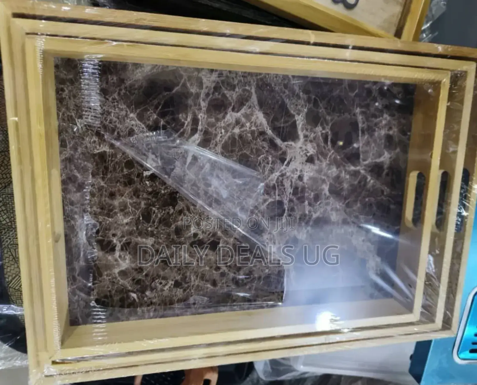3 PCS Wooden Tray