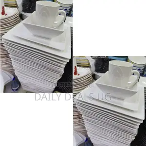 White Dinner Set