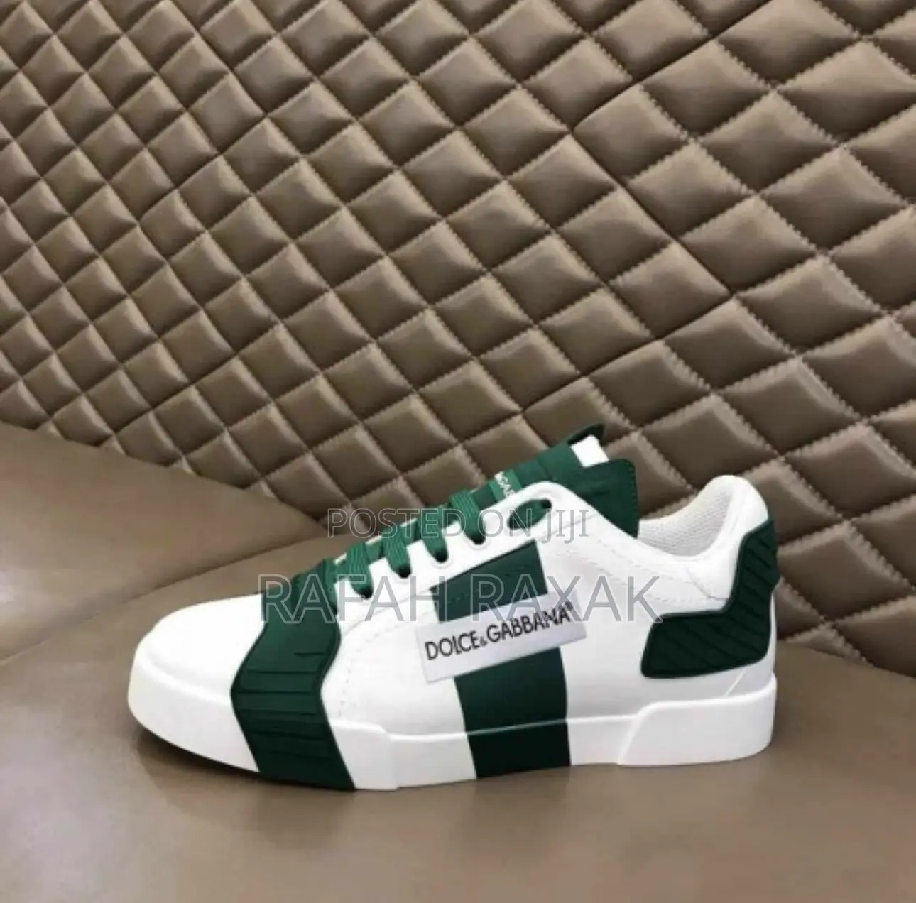 Dolce Gabbana Premium Leather Casual Sneakers