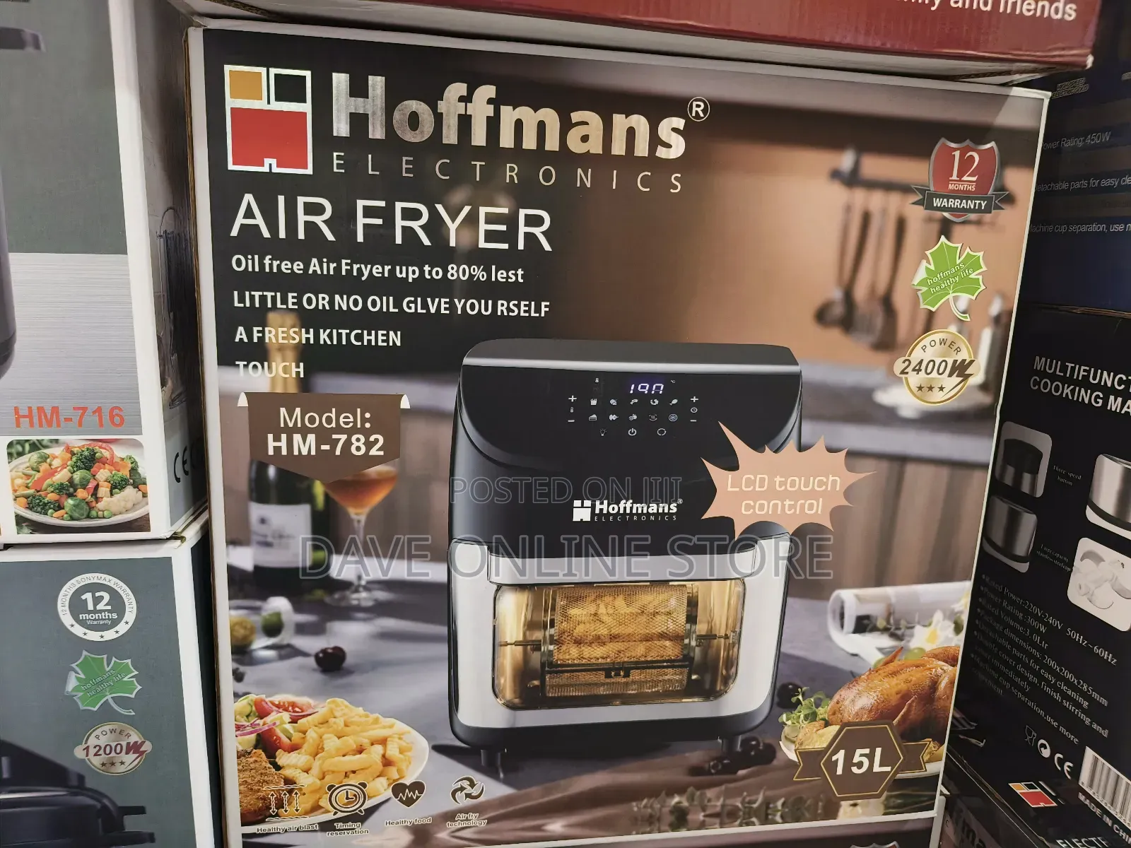 15L Hoffmans Air Fryer HM 781