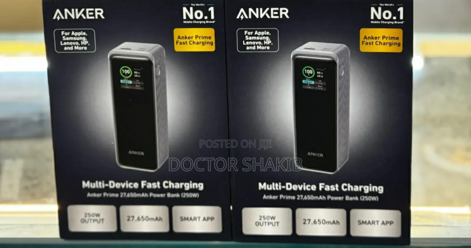 New Anker Prime 27650mah (250W Output)