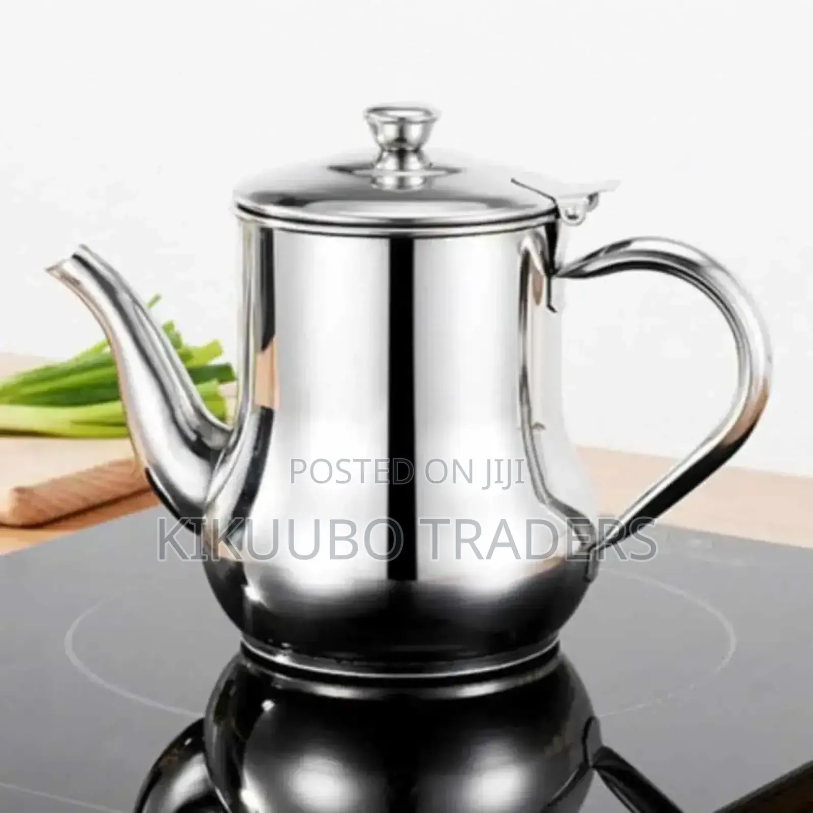 Stainless Steel Tea Pot -Silver